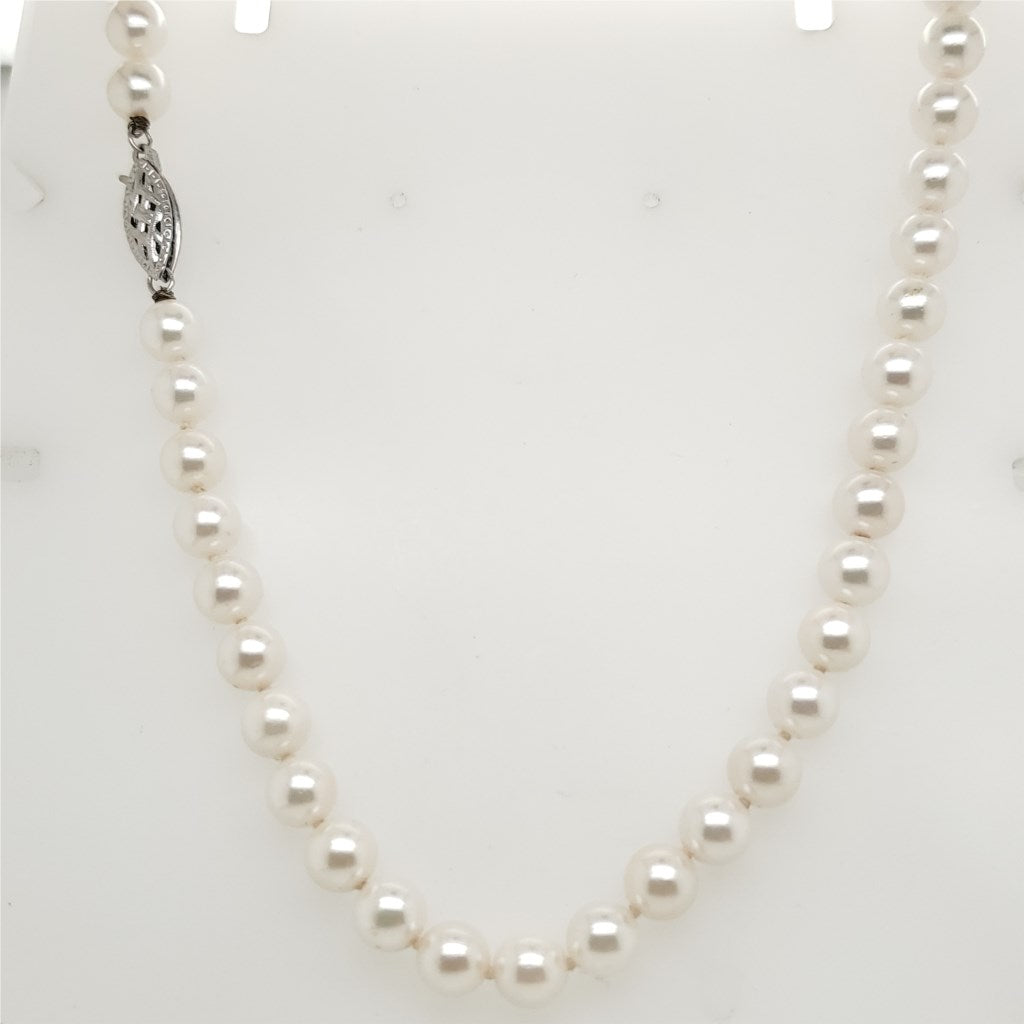 17"" Strand Cultured Akoya Pearl Necklace
