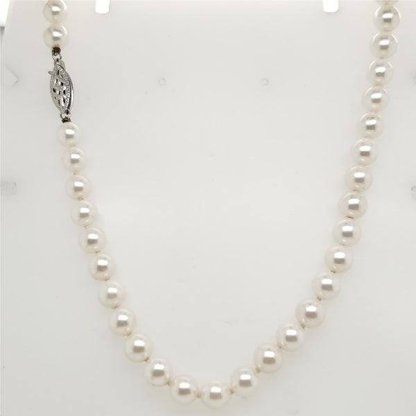 17"" Strand Cultured Akoya Pearl Necklace