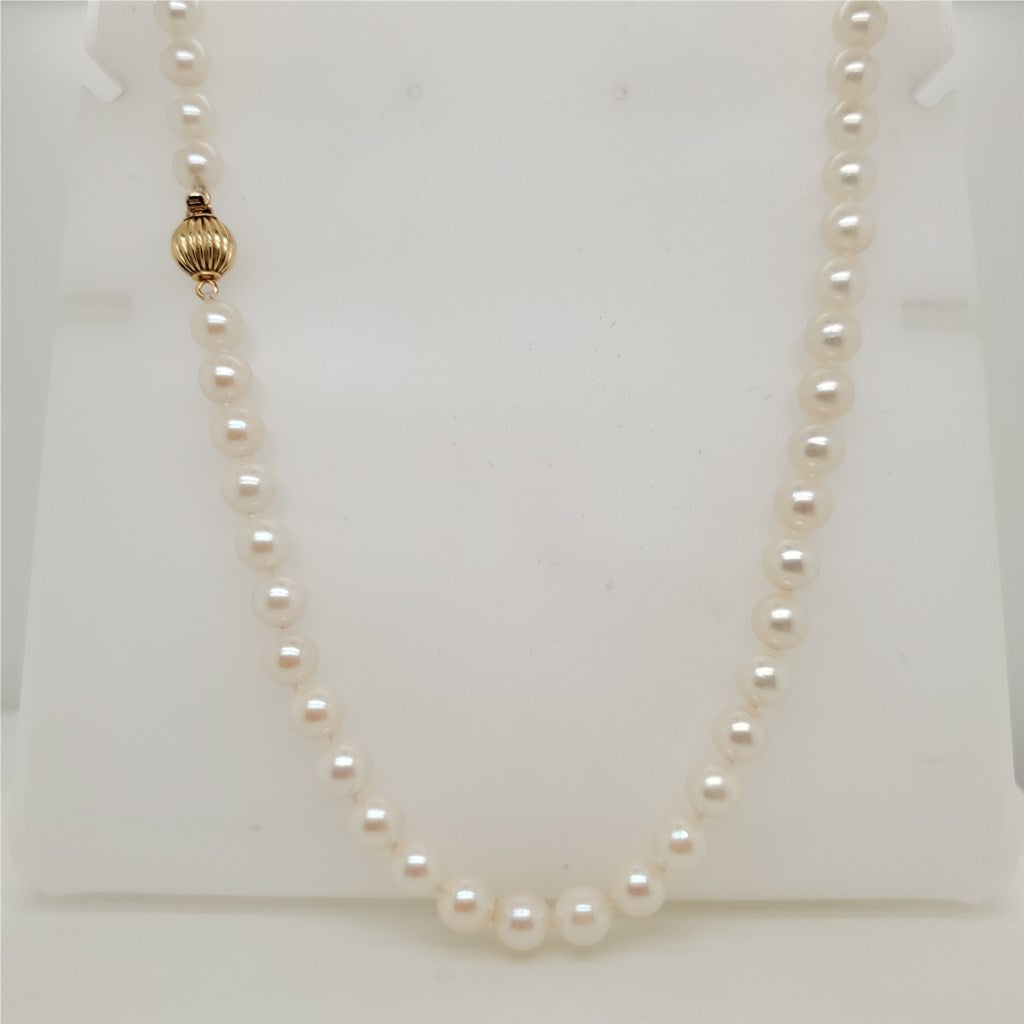 28"" Strand Cultured Akoya Pearl Necklace