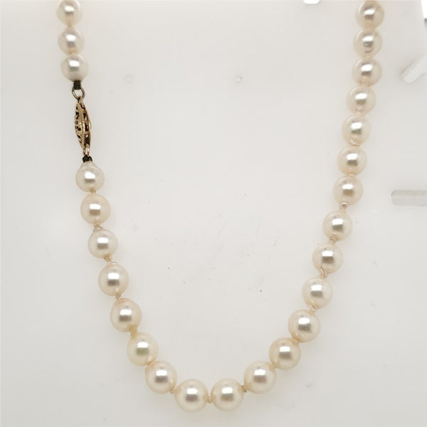 18"" Strand Baroque Cultured Akoya Pearl Necklace