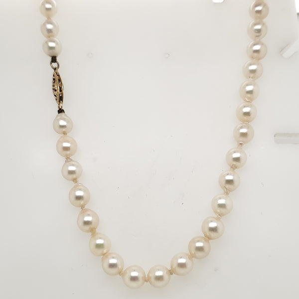 18"" Strand Baroque Cultured Akoya Pearl Necklace