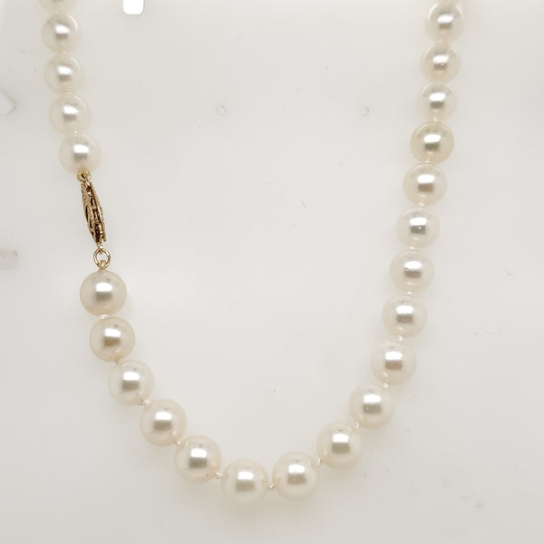 32"" Strand Cultured Akoya Pearl Necklace