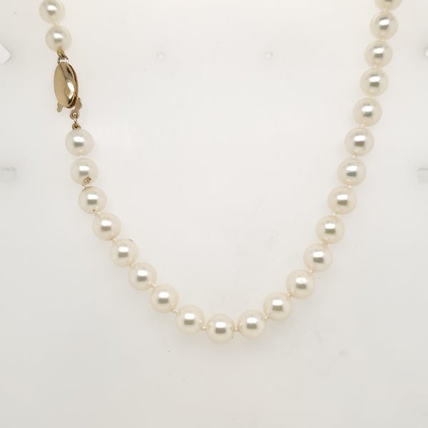 22"" Strand Cultured Akoya Pearl Necklace