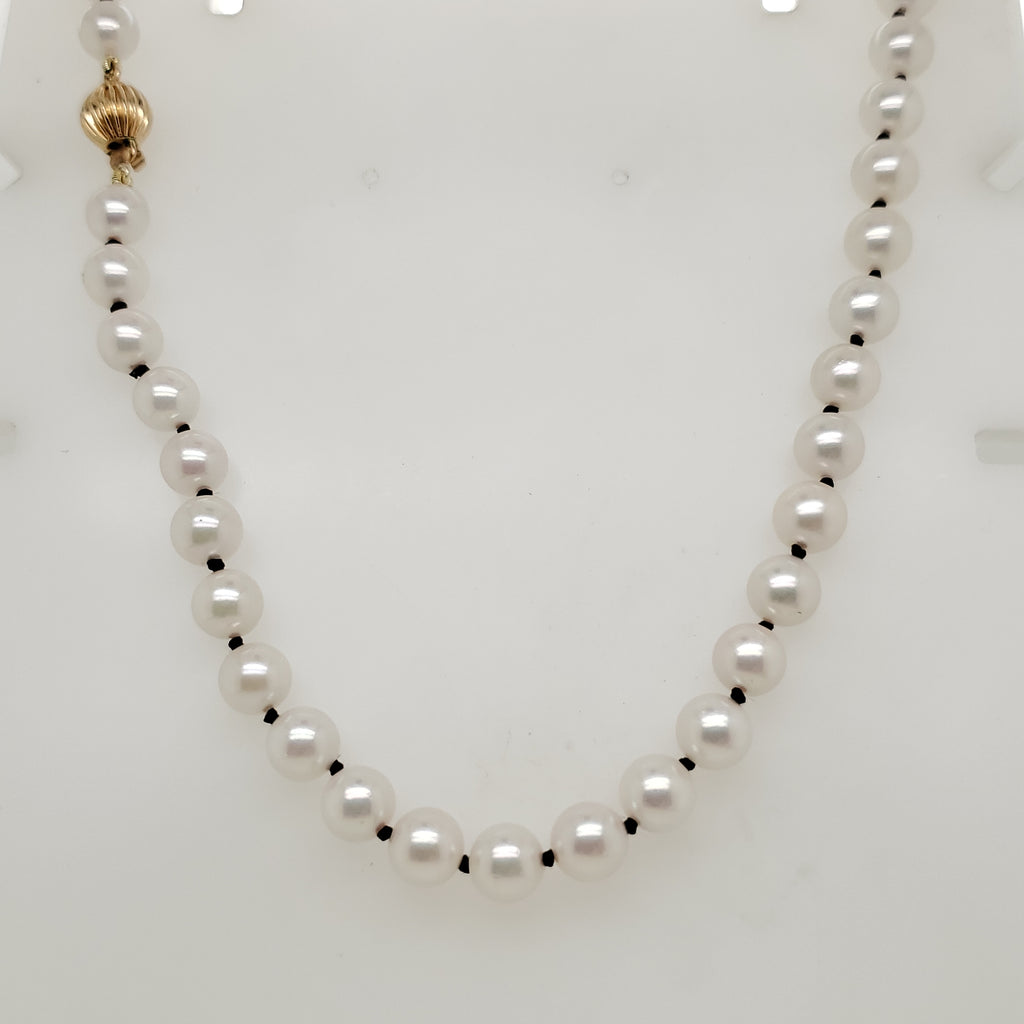 18"" Strand Cultured Akoya Pearl Necklace
