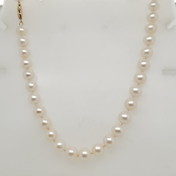 18"" Strand Cultured Akoya Pearl Necklace