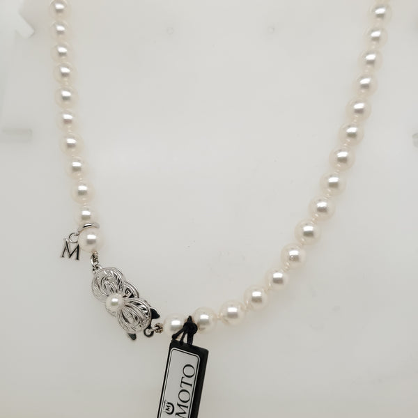 Mikimoto 16"" 6x5.5mm Cultured Akoya Pearl Necklace