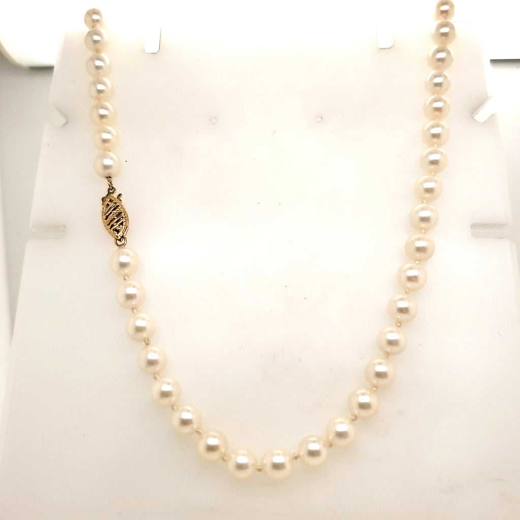 24"" Strand Cultured Akoya Pearl Necklace