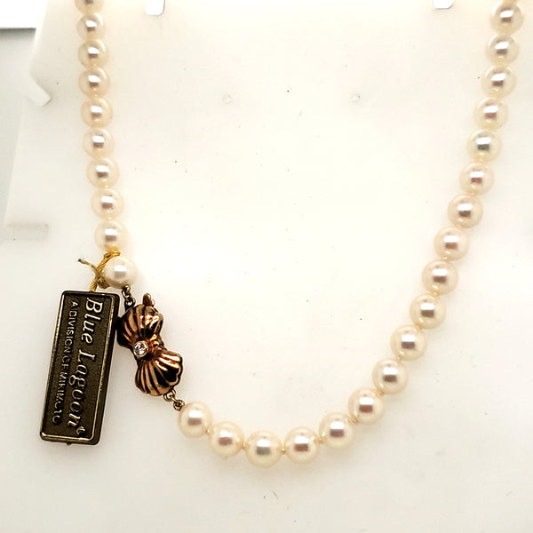 Mikimoto Blue Lagoon 18"" Cultured Pearl Strand