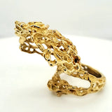 Vintage 18kt Yellow Gold Ring Guard