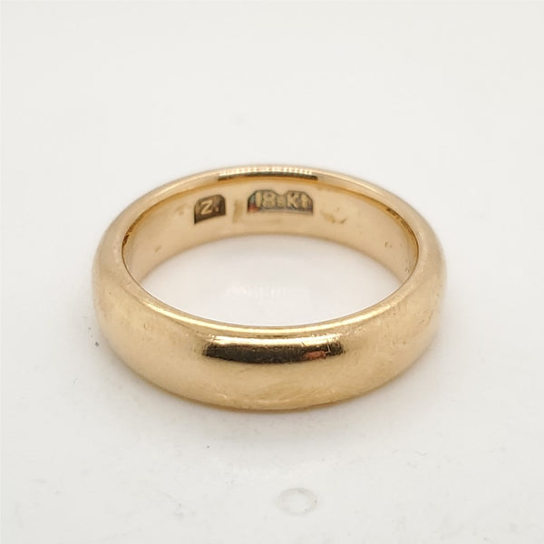 Antique 18kt Yellow Gold Wedding Band