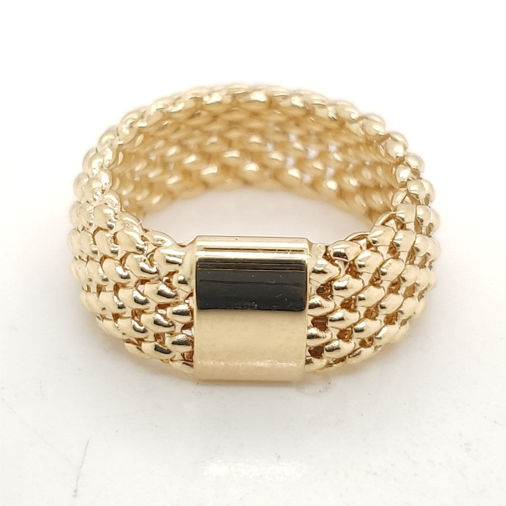 18kt Yellow Gold Mesh Band