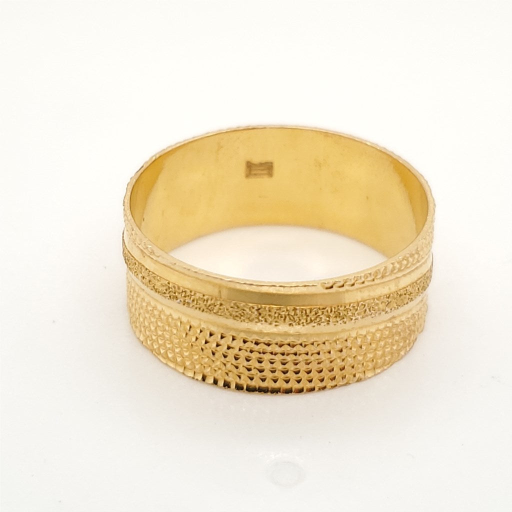21kt Yellow Gold Band