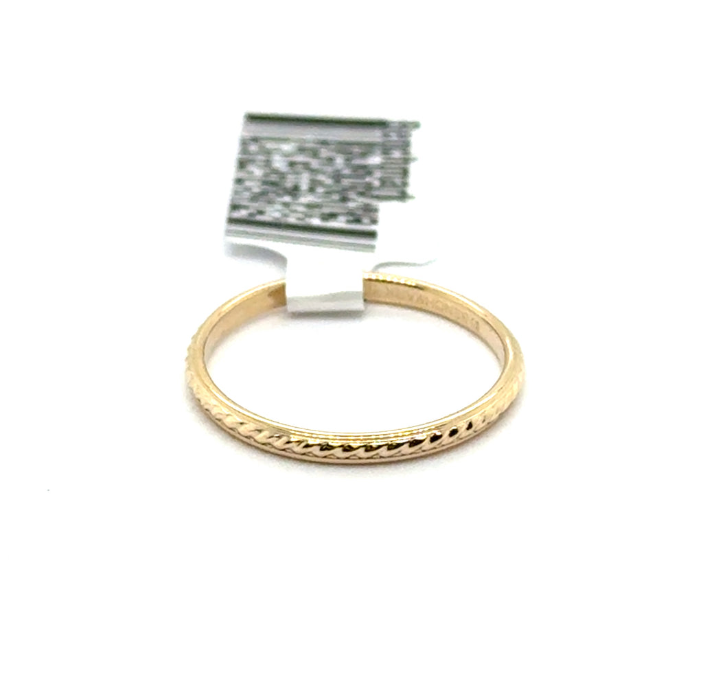 14kt Yellow Gold 2mm Benchmark Stackable Wedding Band