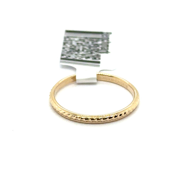 14kt Yellow Gold 2mm Benchmark Stackable Wedding Band
