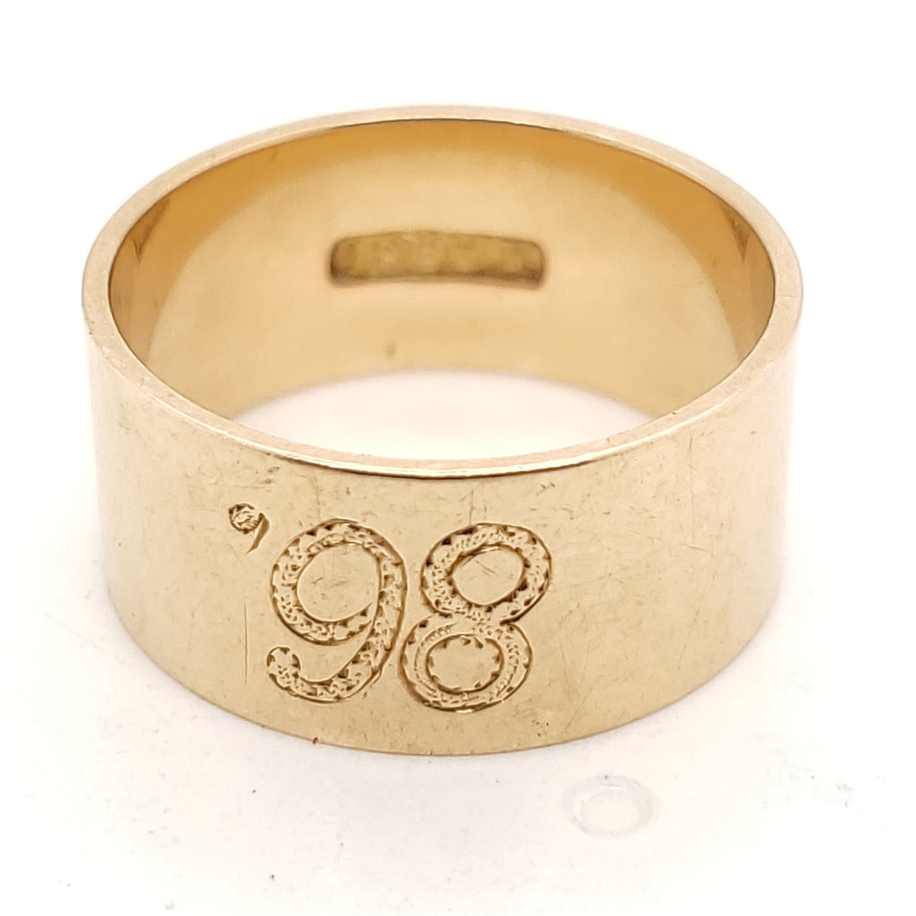 Antique 18kt Yellow Gold Wedding Band