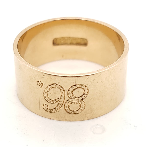 Antique 18kt Yellow Gold Wedding Band
