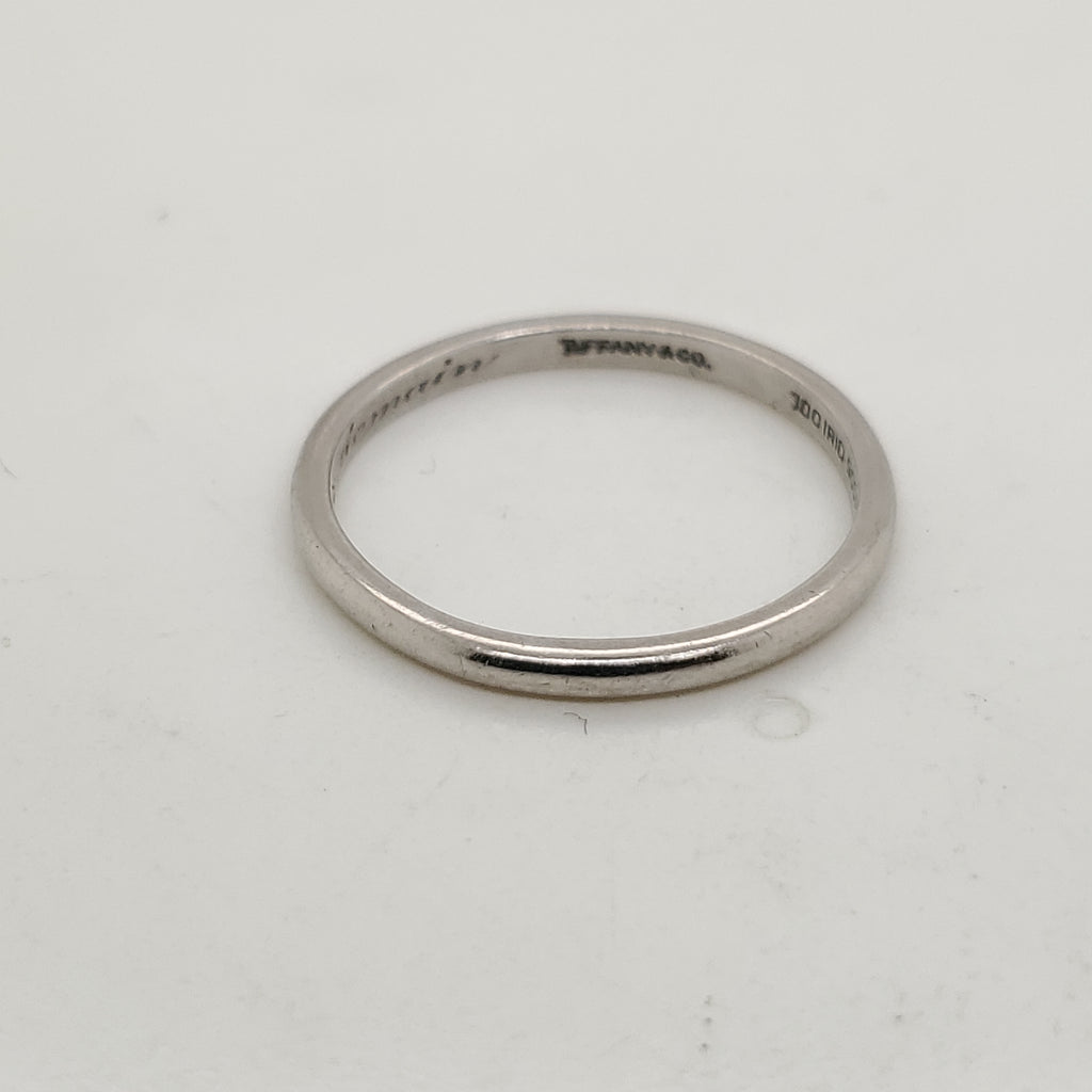 Vintage Tiffany Platinum Wedding Band