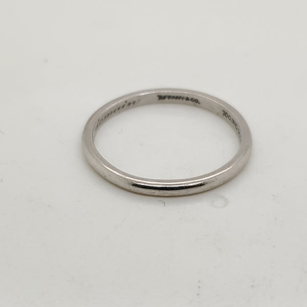 Vintage Tiffany Platinum Wedding Band