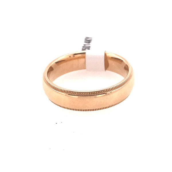 Benchmark Yellow Gold Wedding Band