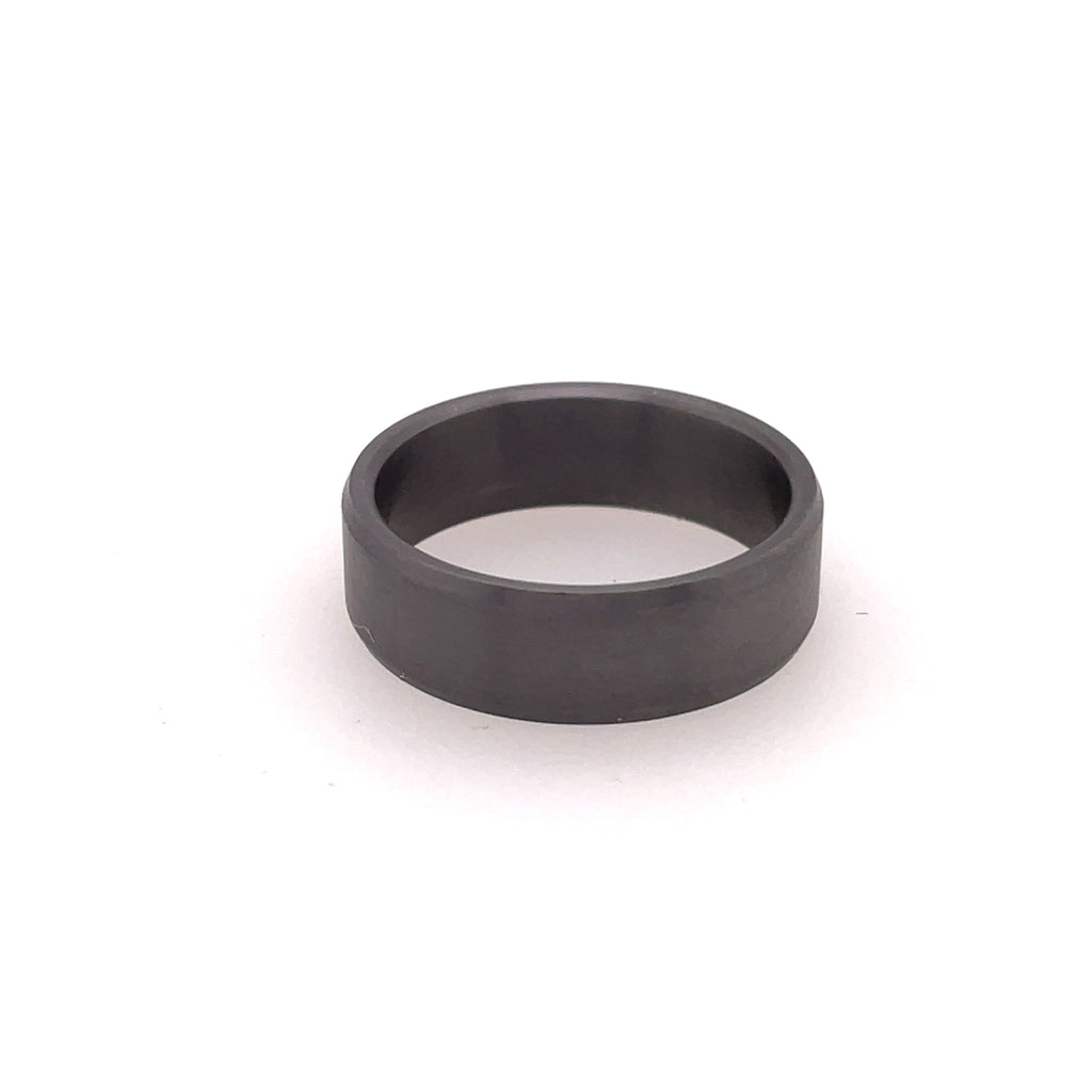 Benchmark Tantalum Grey Wedding Band 7mm