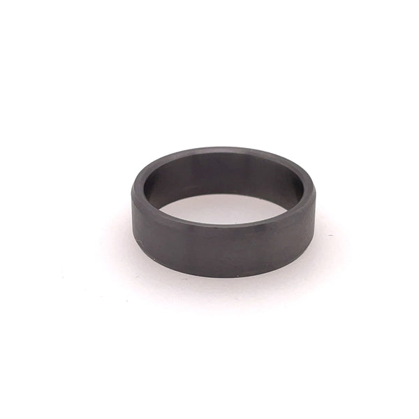 Benchmark Tantalum Grey Wedding Band 7mm