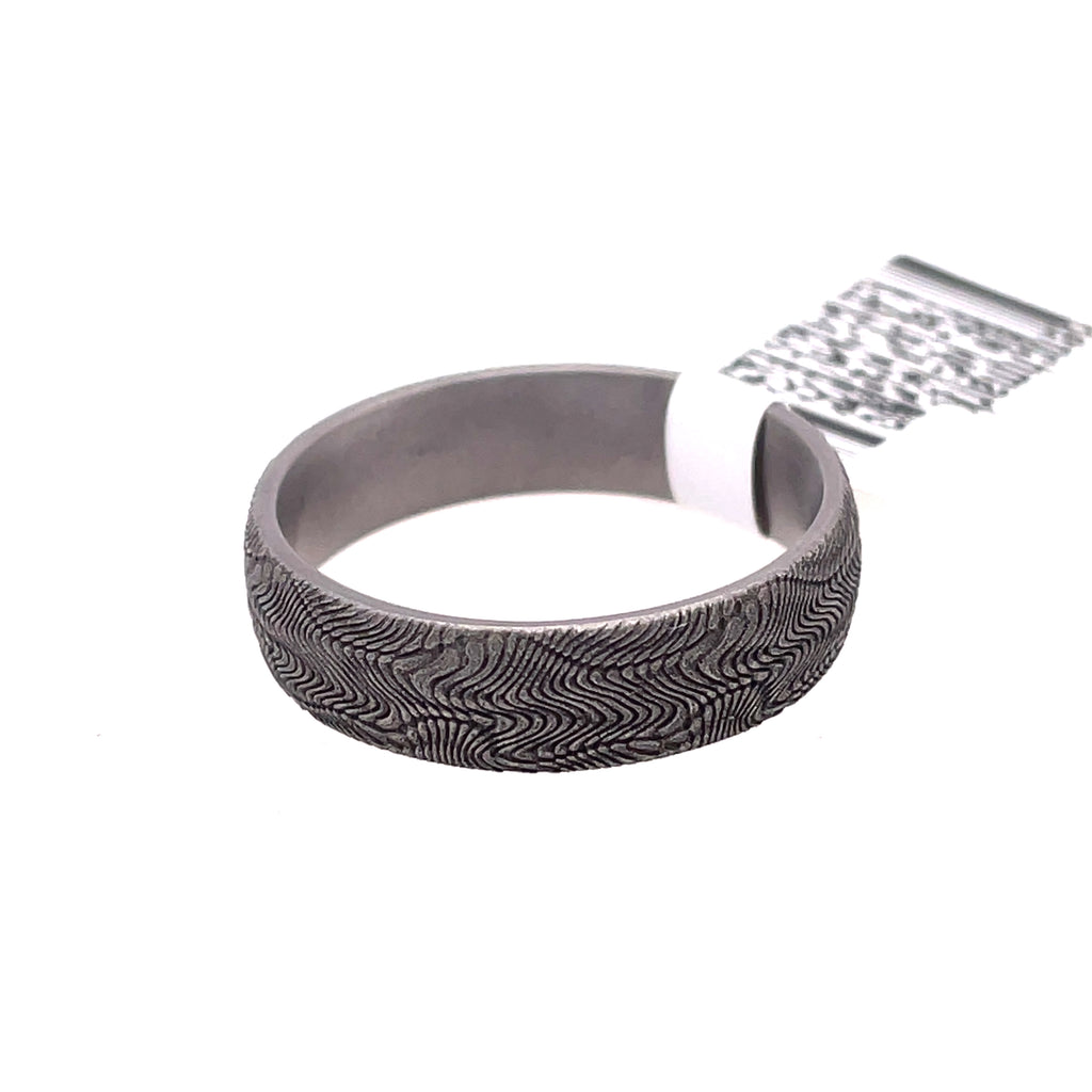 Benchmark Comfort Fit 6mm Tantalum Grey Mens Wedding Band