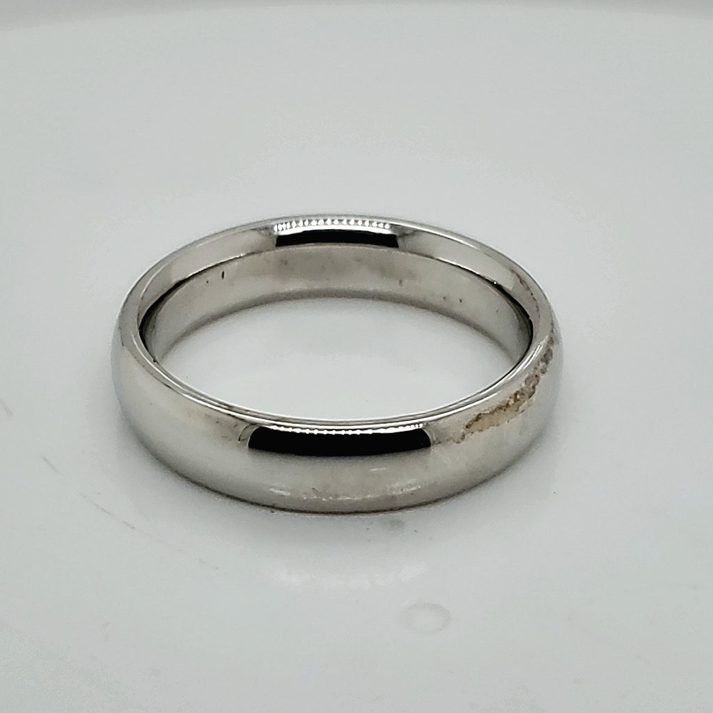 14kt White Gold 5mm Wedding Band