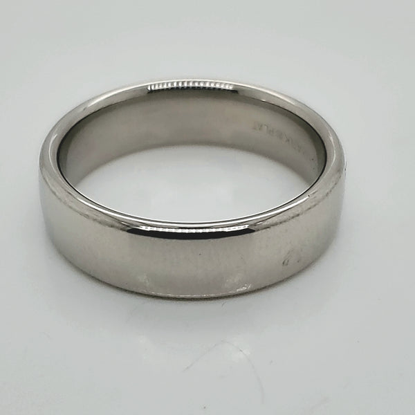 Mens Platinum Wedding Band