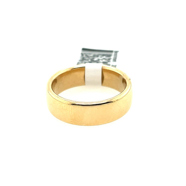 14kt Yellow Gold Benchmark Euro Comfort Fit Mens Wedding Band