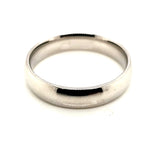 Bm 5Mm Sz 10 14Kt White Gold Band