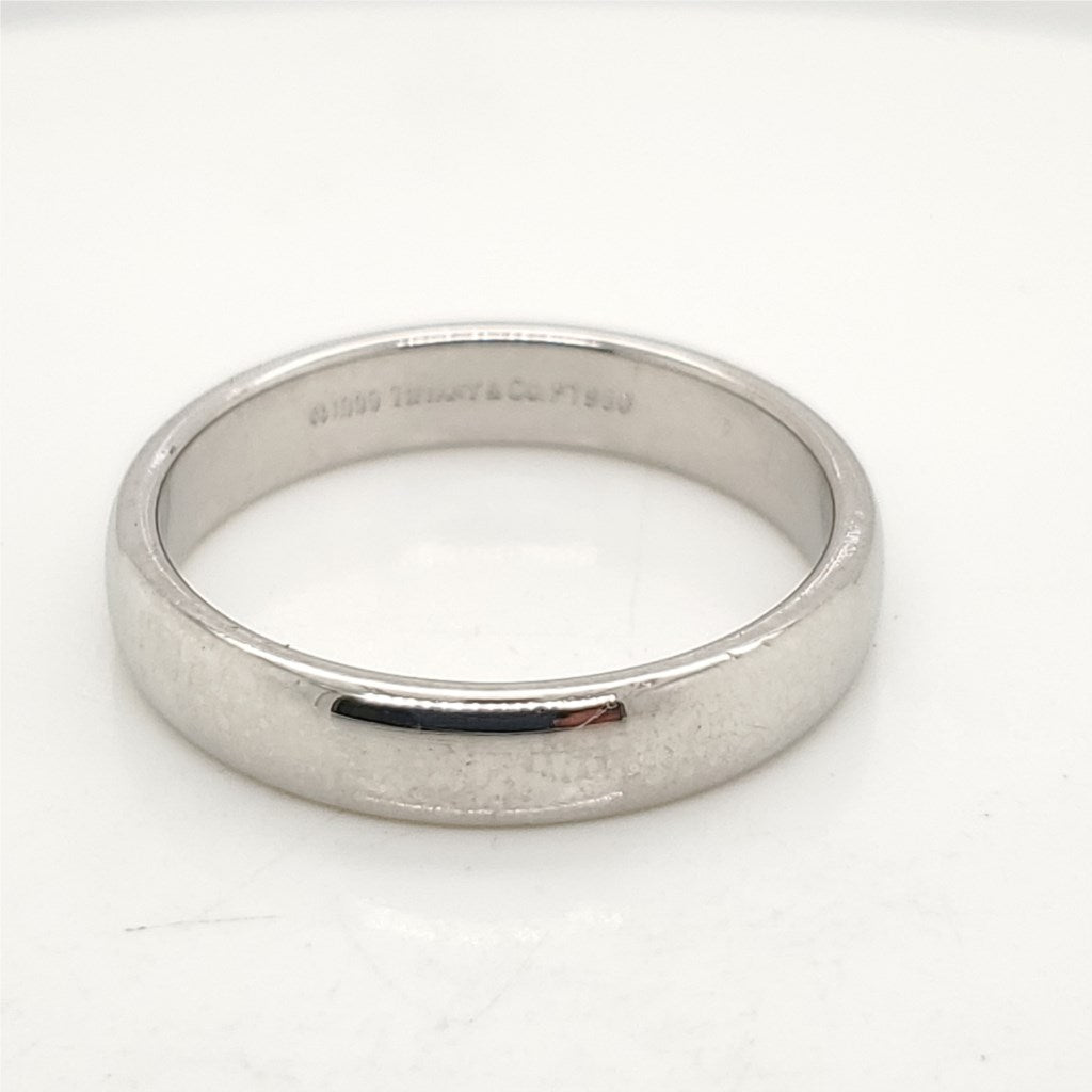 Pre - Owned Tiffany & Co Platinum Mens Wedding Band