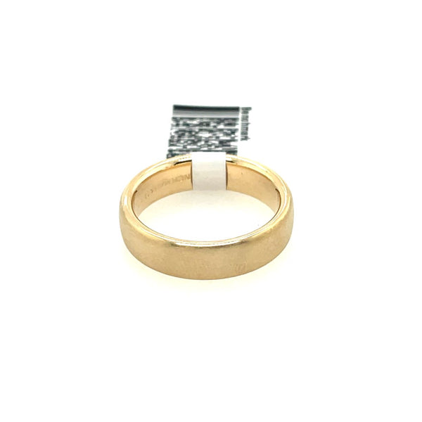 14kt Yellow Gold Benchmark Euro Comfort Fit Mens Wedding Band CF75503414KY08