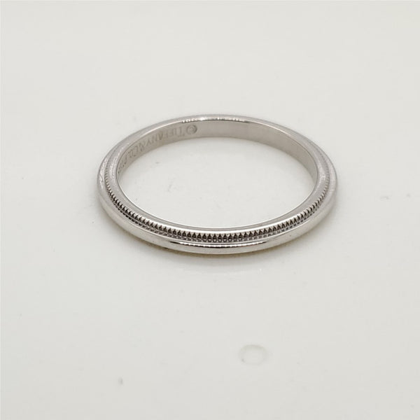 Pre - Owned Tiffany & Co Platinum Wedding Band