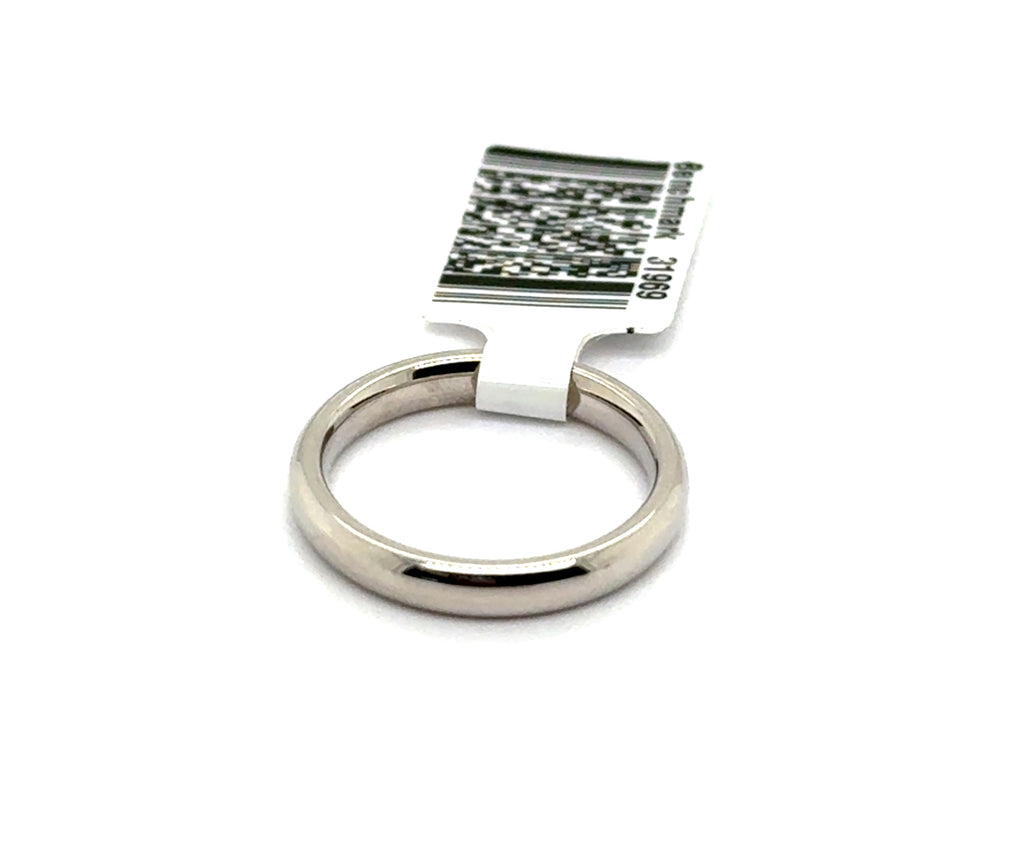 14Kt White Gold 3mm Size 9 Benchmark Comfort Fit Band