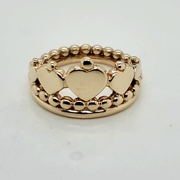14Kt Yellow Gold Crown Ring