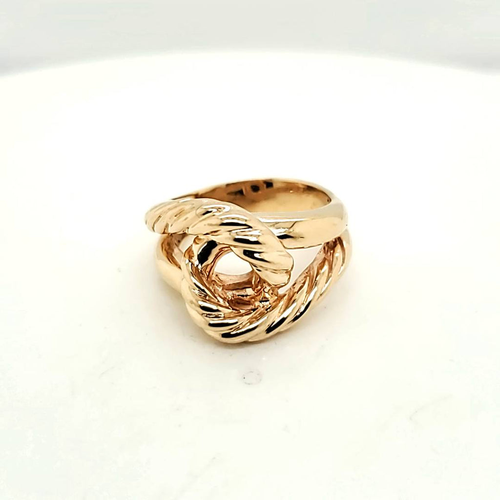 Vintage 14kt Yellow Gold Love Knot Ring