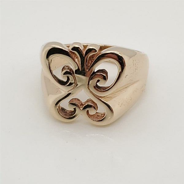 Vintage James Avery 14kt Yellow Gold Butterfly Ring