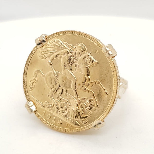 Vintage 14Kt Yellow Gold Indian Sovereign Coins