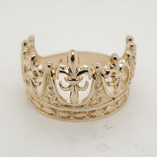 14kt Yellow Gold Crown Ring