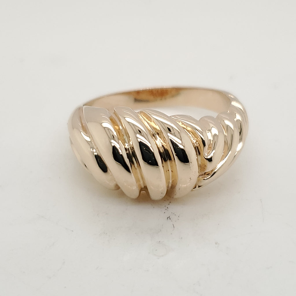 14kt Yellow Gold Dome Ring