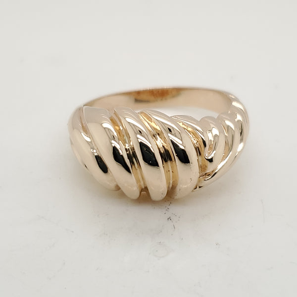 14kt Yellow Gold Dome Ring