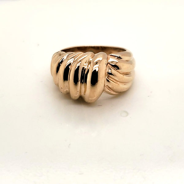 14kt Yellow Gold Dome Ring
