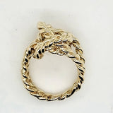 14kt Yellow Gold Twisted Knot Ring