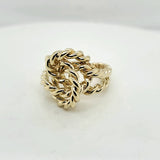 14kt Yellow Gold Twisted Knot Ring