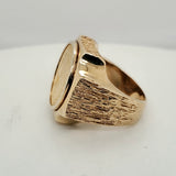 Vintage 1911 US $2.50 Gold Coin Ring in 14kt Yellow Gold Mounting