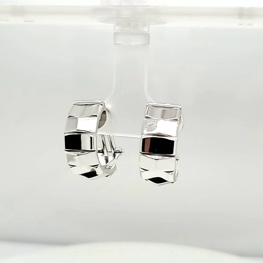 Chimento 18kt White Gold Hoop Earrings