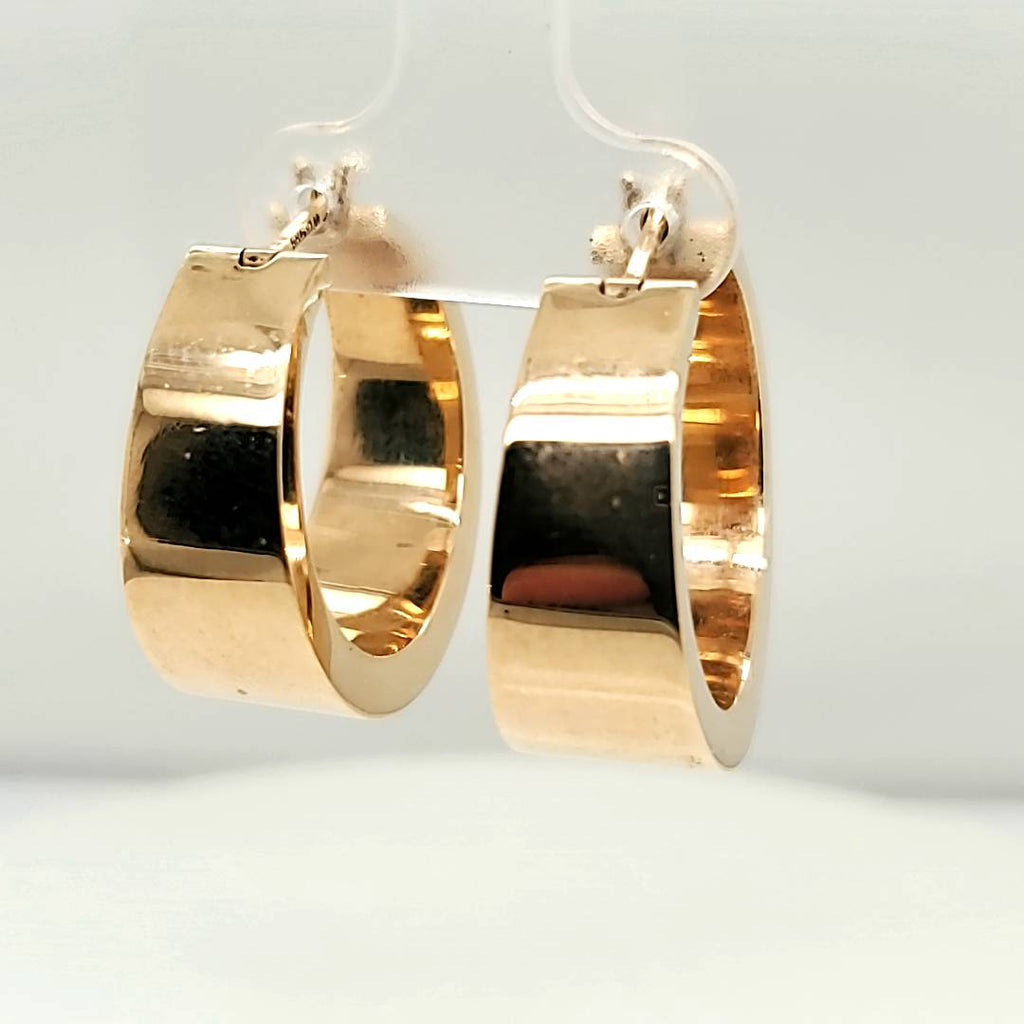 14kt Yellow Gold Hoop Earrings