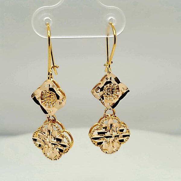 18kt Yellow Gold Dangle Earrings