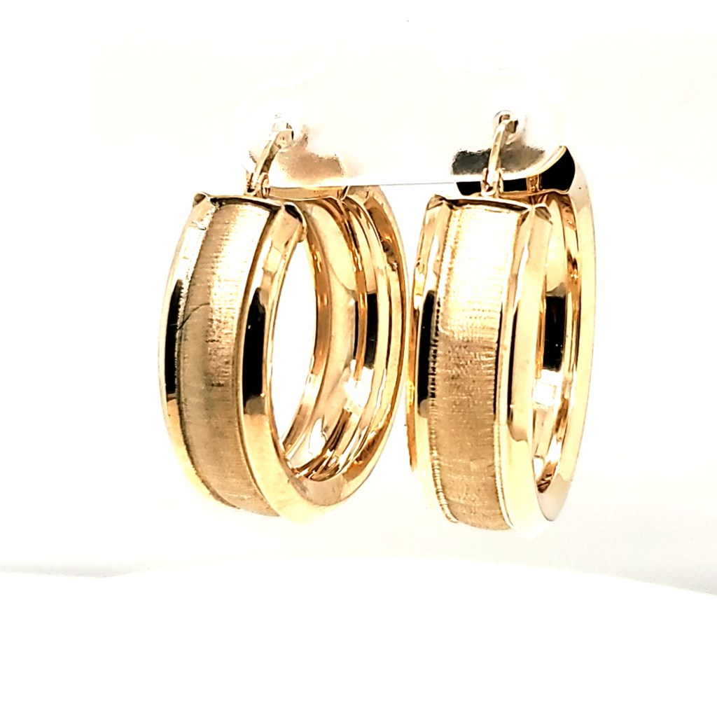 14kt Yellow Gold Hoop Earrings