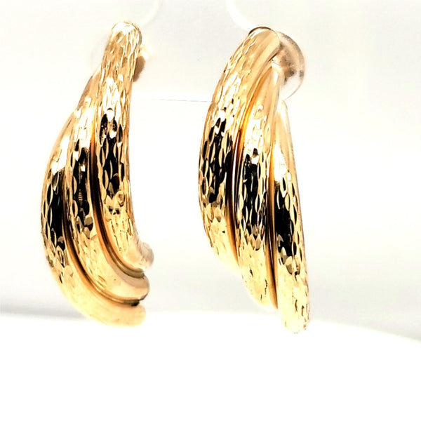 14kt Yellow Gold Earrings